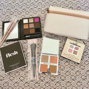 Neutral and Naked Eyes and Face Beauty Bag